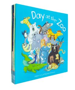 A Day at the Zoo 10 Animal Stories Illustrated Picture Flats Book Collection Set (Animal Magic, Little Giraffe Big Idea, Little Penguin, See You Later Alligator,The Silent Owl, Milly the Meerkat)