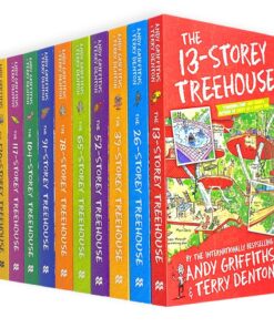 Andy Griffiths The Treehouse Collection 10 Books Set 130-Storey, 117-Storey, 104-Storey