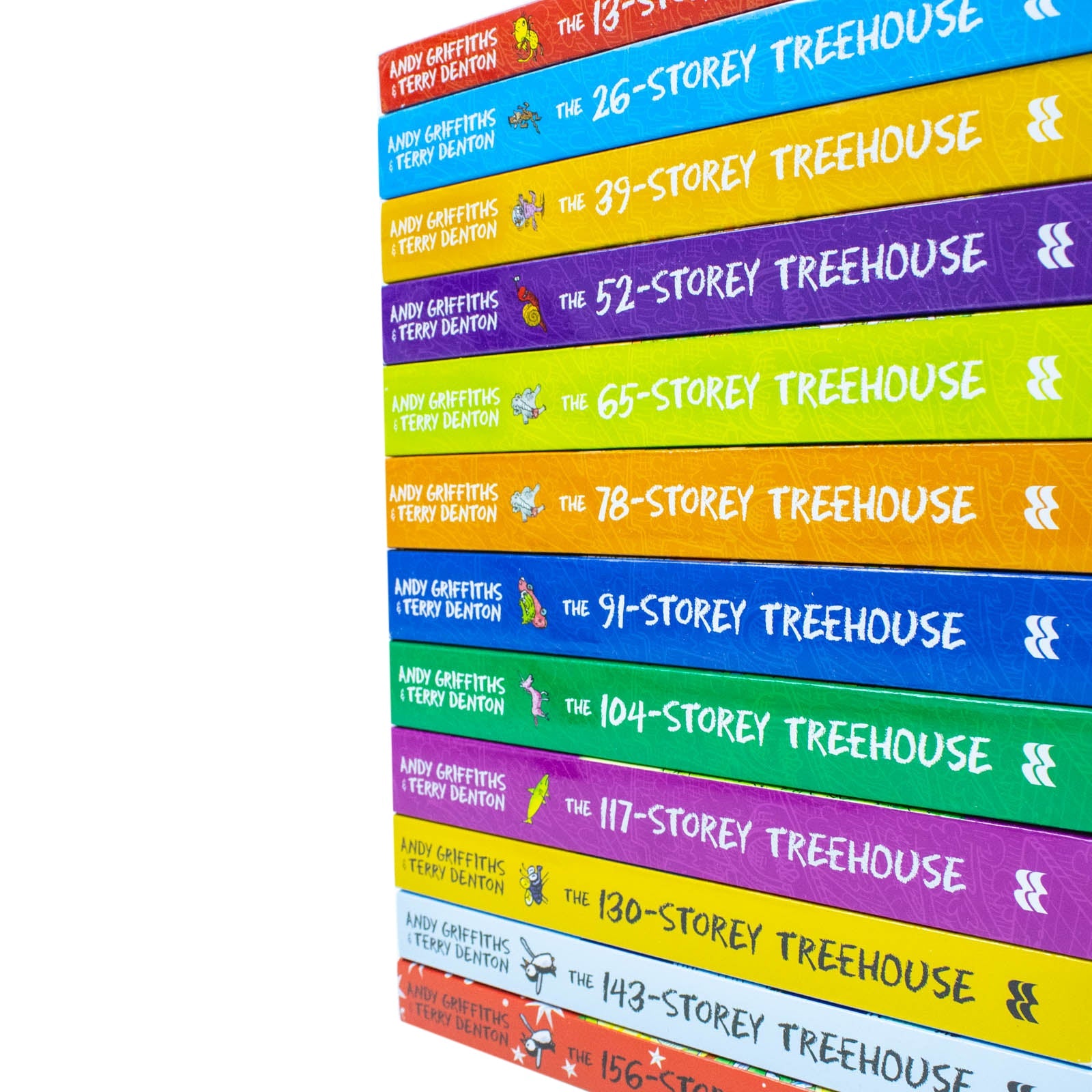 Andy Griffiths The Treehouse Collection 12 Books Set 156-Storey, 143-Storey, 130-Storey, 117-Storey, 104-Storey - Image 4