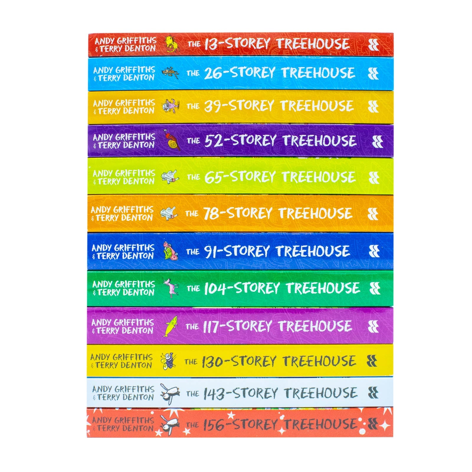 Andy Griffiths The Treehouse Collection 12 Books Set 156-Storey, 143-Storey, 130-Storey, 117-Storey, 104-Storey - Image 3