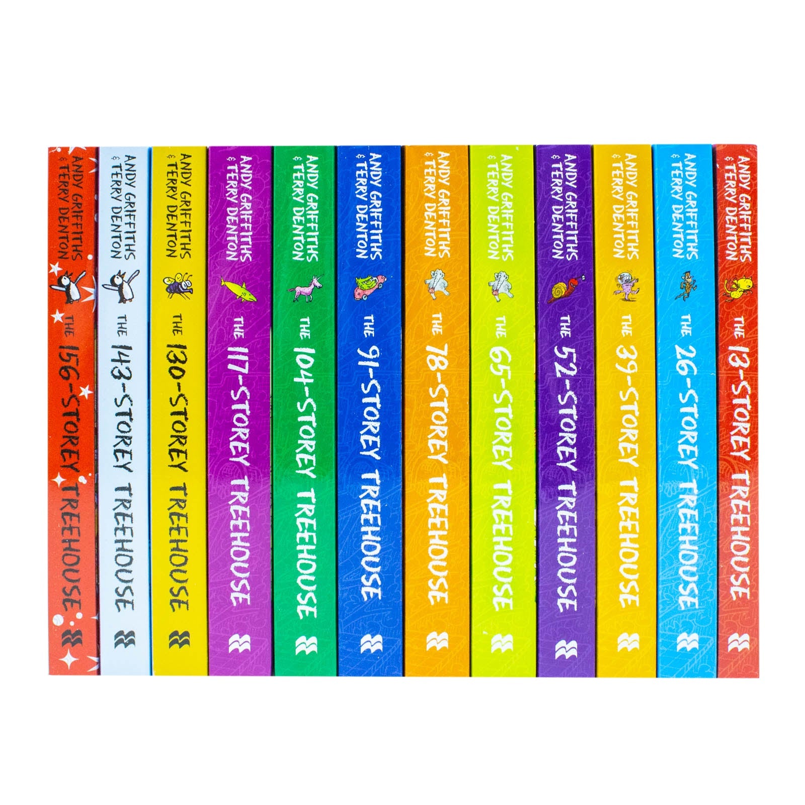 Andy Griffiths The Treehouse Collection 12 Books Set 156-Storey, 143-Storey, 130-Storey, 117-Storey, 104-Storey - Image 2