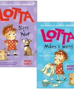 Astrid Lindgren Lotta Collection 2 Books Set (Lotta Says 'No!' &amp; Lotta Makes a Mess)