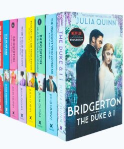 Bridgerton Family Book Series Complete Books 1 - 8 Collection Set by Julia Quinn NETFLIX