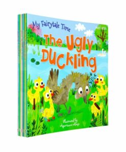 Childrens Bedtime Stories Collection Fairytale & Princess Time 8 Books Set (The Ugly Duckling, The Little Mermaid, Aladdin, Beauty and the Beast, Frog Prince, Rapunzel, The Elves and the Shoe Maker)