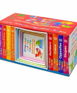Dinosaur and Sea Friends Early Learning 8 Board Books and 5 Stacking Blocks