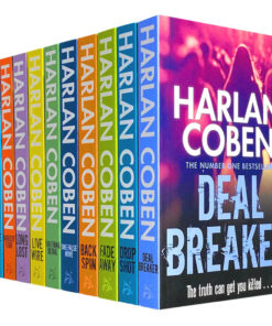 Harlan Coben Myron Bolitar Series Collection 1-10 Books Set (Deal Breaker, Drop Shot, Fade Away, Back Spin, One False Move, The Final Detail, Darkest Fear, Promise Me, Long Lost, Live Wire)