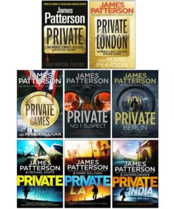 James Patterson Private Series 1-8 Books Collection Set (Private, Private London, Private Games, Private: No. 1 Suspect, Private Berlin and MORE)