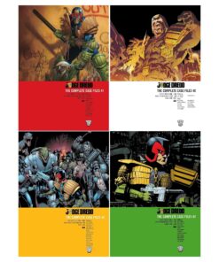 Judge Dredd Complete Case Files Volume 40-43 Collection 4 Books Set Series 9 By John Wagner