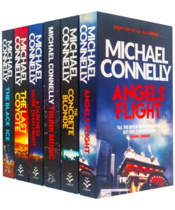 Michael Connelly Harry Bosch Series 6 Books Collection Set Angels Flight, Concrete Blonde, Trunk Music, The Last Coyote, Black Ice, Darkness More Than Night