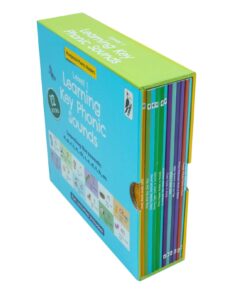 My First Phonic Sounds 12 Books Collection Box Set with Included Fun Activities(A Hat for Sam the Bat,Paddy Panda Paints a Plum,Ricky Raccoon Runs a Race,Nibby New Nest & More)(Learning Key Level 1)