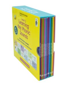 My Second Phonic Sounds 12 Books Collection Box Set with Included Fun Activities(Walter Walrus Makes a Wish, The Ducking Who Loved to Sing, Fox Family's Fishing Trip & More)(Learning Key Level 2)