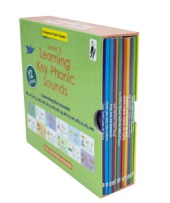My Third Phonic Sounds 12 Books Collection Box Set with Included Fun Activities(Shelley Sheep Gets a Shock, The Snail and The Yak, Rex the Fax Can't Sleep & More)(Learning Key Level 3)