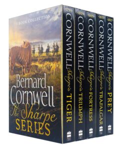 Sharpe Series Books 1 - 5 Collection Box Set by Bernard Cornwell (Tiger 1799, Triumph 1803, Fortress 1803, Trafalgar 1805 & Prey 1807)