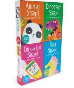 Snap Get Set Go: Animal, Dinosaur, On the Go & Sea Flashcards Set