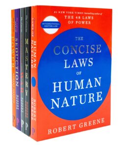The Concise Series By Robert Greene 5 Books Set (The Concise Laws of Human Nature,The Concise Law of 33 Strategies of War & The Daily Laws)