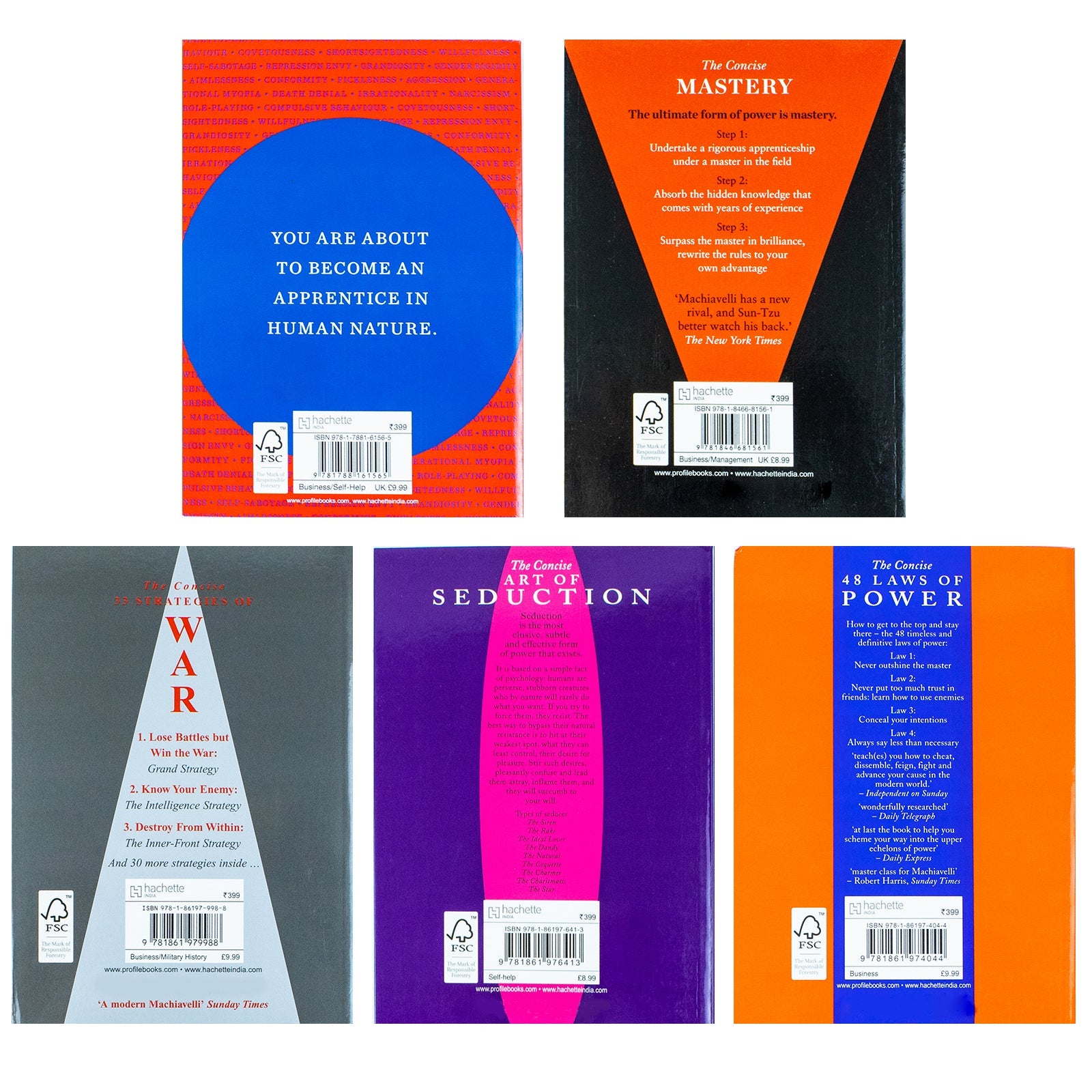 The Concise Series By Robert Greene 5 Books Set (The Concise Laws of Human Nature,The Concise Law of 33 Strategies of War & The Daily Laws) - Image 8