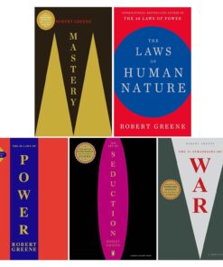 The Modern Machiavellian Series 5 Books Collection Set (The 48 Laws Of Power, The Art of Seduction, Mastery, The Laws of Human Nature & 1 More)
