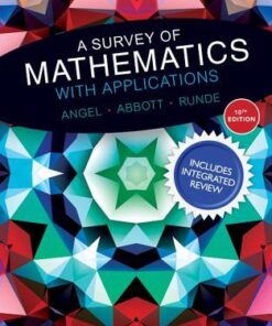 A Survey Of Mathematics With Applications 10Th Edition