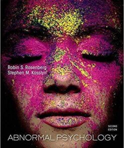 Abnormal Psychology 2Nd Edition Rosenberg