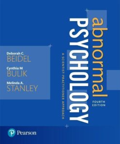 Abnormal Psychology A Scientist Practitioner Approach 4Th Edition