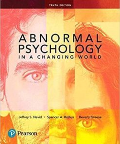 Abnormal Psychology In A Changing World 10Th Edition
