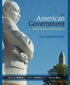 American Government Essentials 14Th Edition