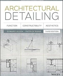 Architectural Detailing Function Constructibility Aesthetics 3Rd Edition