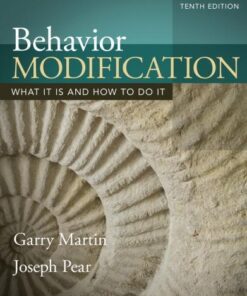 Behavior Modification What It Is And How To Do It 10Th Edition