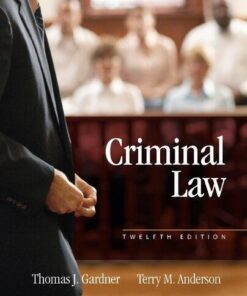 Criminal Law 12Th Edition
