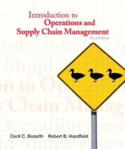 Introduction To Operations And Supply Chain Management 3Rd Edition