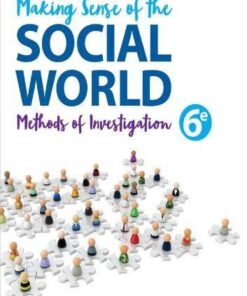 Making Sense Of The Social World 6Th Edition