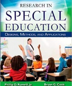 Research In Special Education Designs Methods And Applications 2Nd Edition