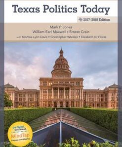 Texas Politics Today 2017 2018 18Th Edition