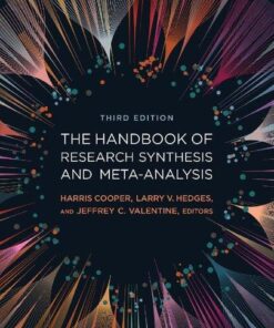 The Handbook Of Research Synthesis And Meta Analysis 3Rd Edition