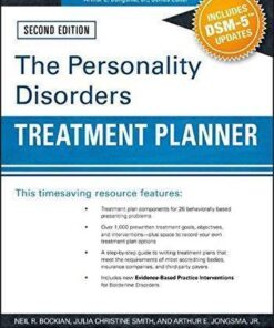 The Personality Disorders Treatment Planner Includes Dsm 5 Updates 2Nd Edition