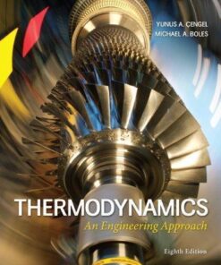 Thermodynamics An Engineering Approach 8Th Edition