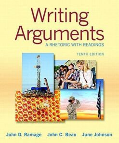 Writing Arguments A Rhetoric With Readings 10Th Edition